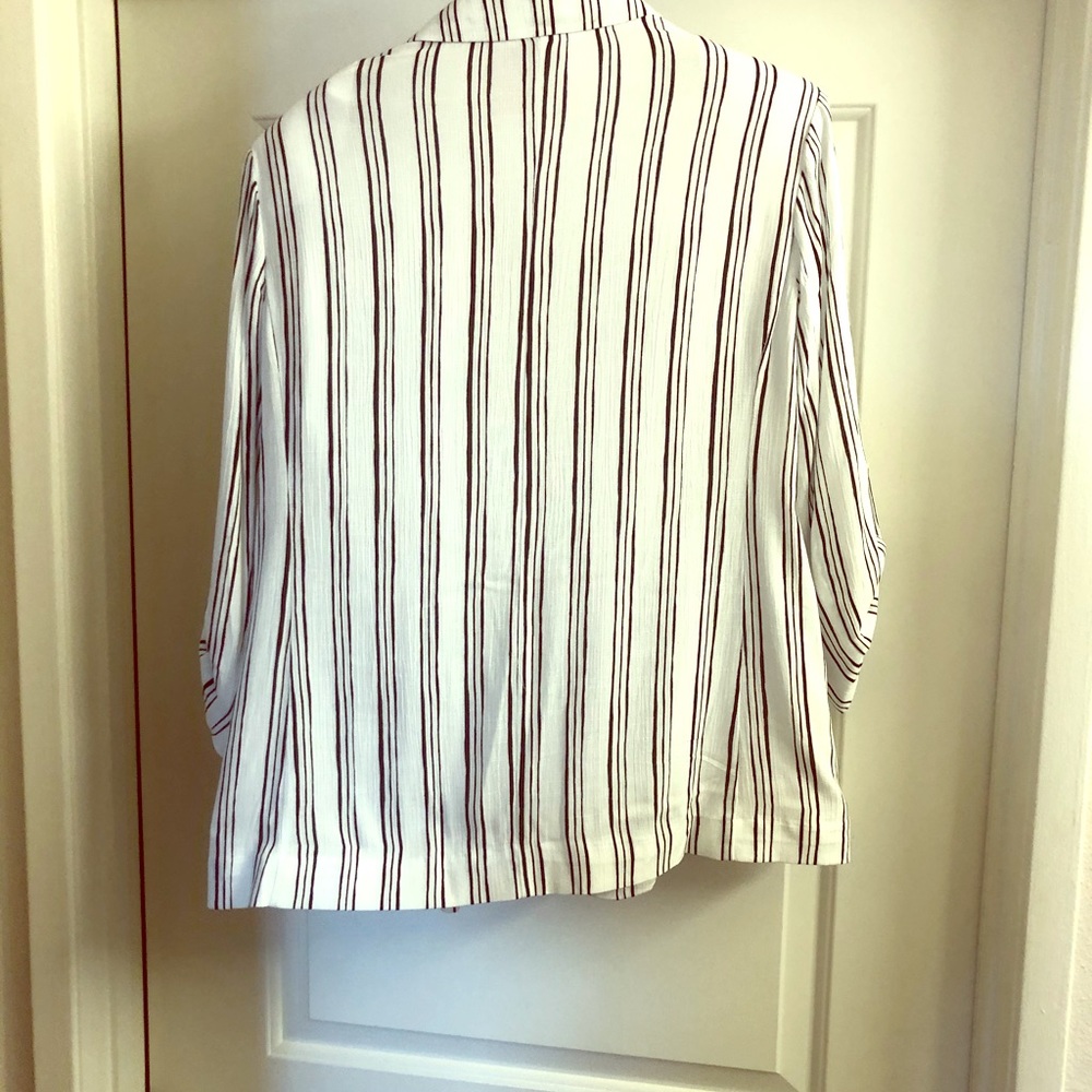 Stripe Blazer/Jacket by Jennifer Lopez